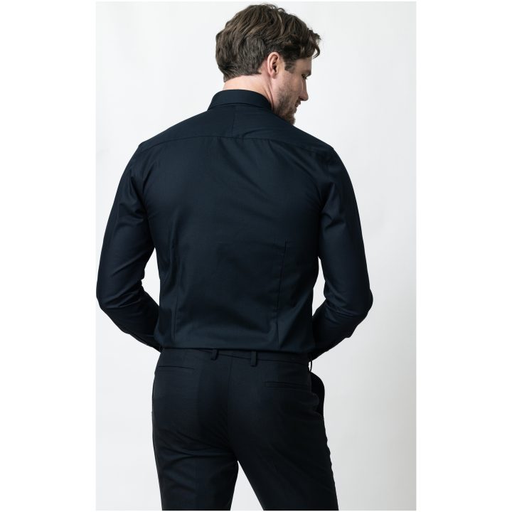 Skjorta YB56 Twill Regular Svart/grå J.Harvest & Frost S 37/38 – billede 7