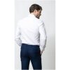 Skjorta YB56 Twill Regular Vit Marinblå J.Harvest & Frost S 37/38 – miniature 7
