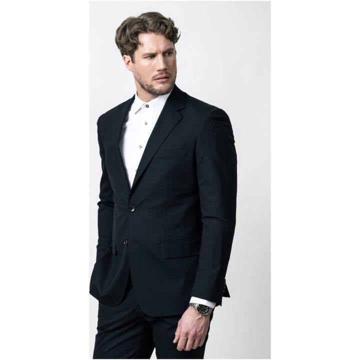Skjorta YB56 Twill Regular Vit/grå J.Harvest & Frost S 37/38 – billede 9