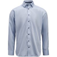 Skjorta YB56 Twill Slim Himmelsblå/marinblå J.Harvest & Frost