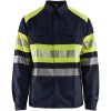Skjorte 32291517 Marine / Hivisgul BLÅKLÄDER SKJORTE 32291517 MARIN/GUL XS – miniature 1