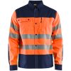 Skjorte 32551817 Hivisorange / Marine BLÅKLÄDER Skjorte 32551817 ORANGE/MA XS – miniature 1
