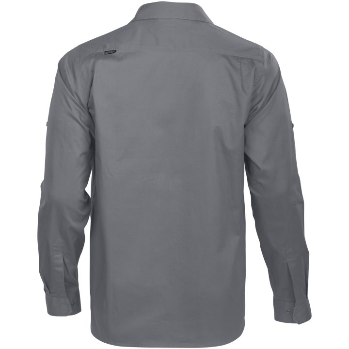 Skjorte Bomuld 5601 Technical Grafit Jobman XXXL – billede 3