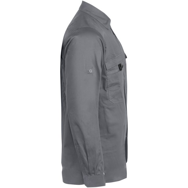 Skjorte Bomuld 5601 Technical Grafit Jobman XXXL – billede 4