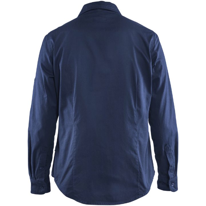 Skjorte dame 32081135 Marine BLÅKLÄDER SKJORTE 32081135 MARINBLÅ XS – billede 2