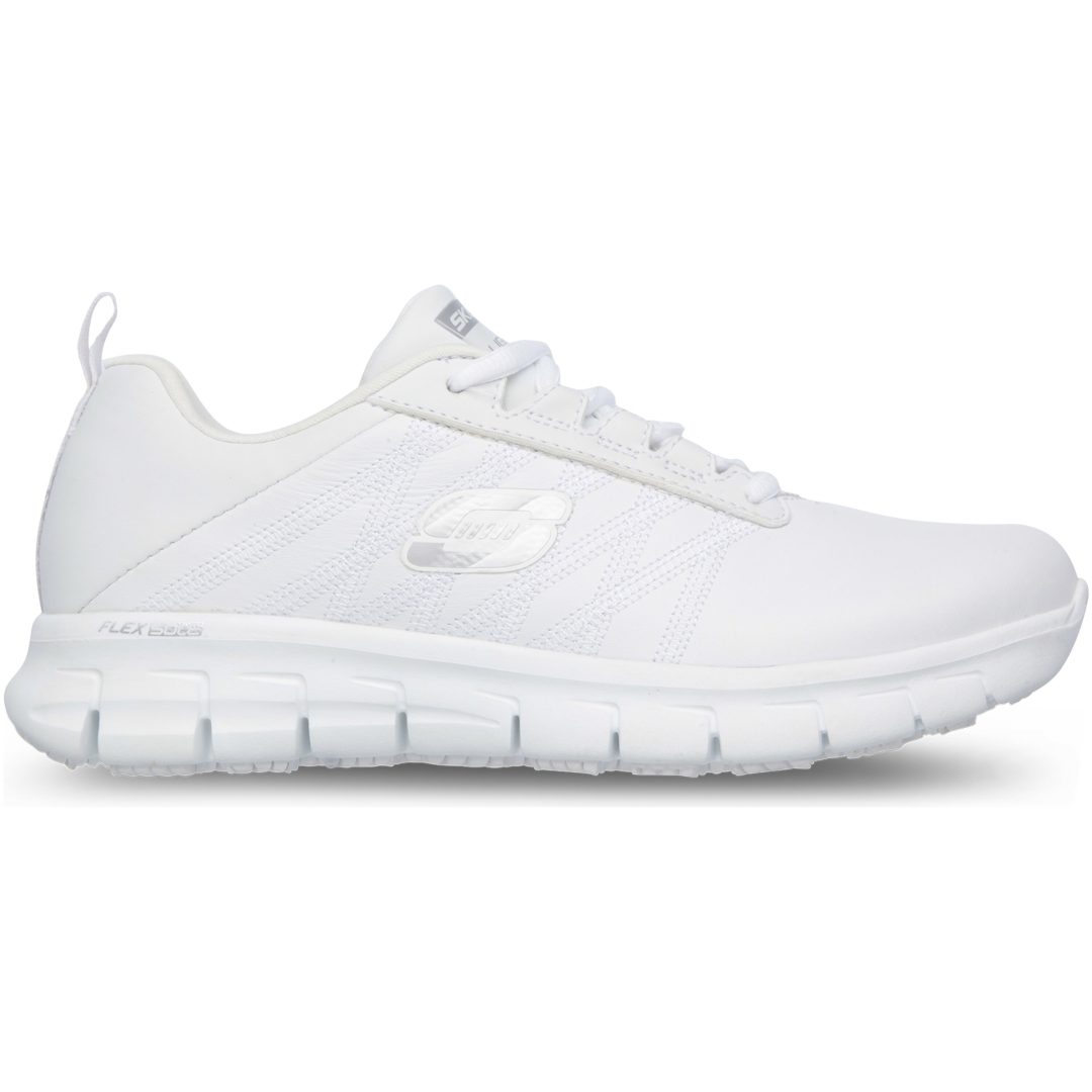 Sko Sure Track Erath Work Hvid Skechers 35