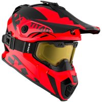 Skoterhjälm Titan Airflow Röd CKX