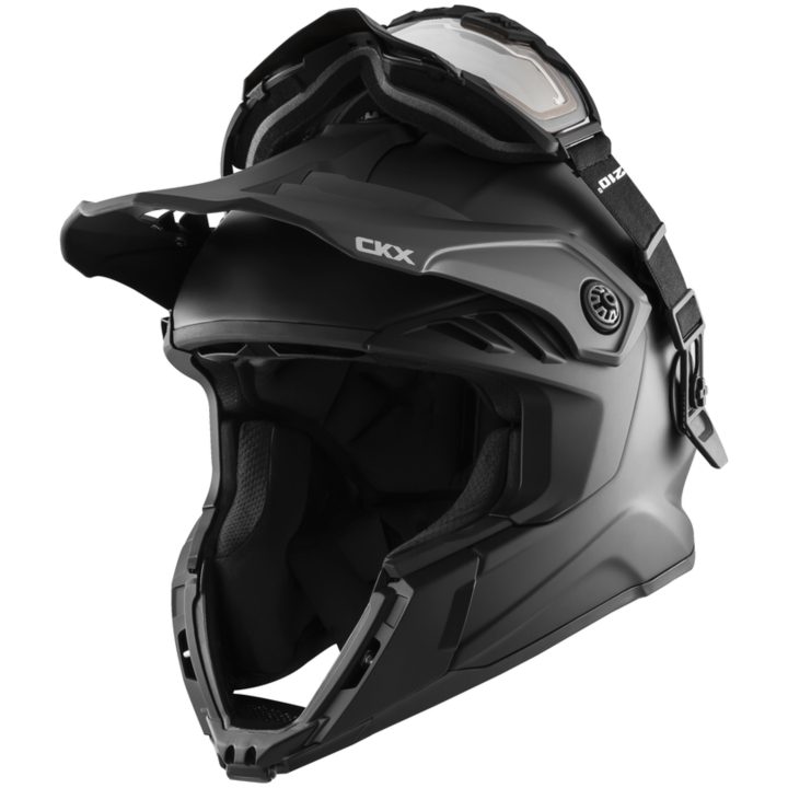 Skoterhjälm Titan Airflow Svart Matt CKX XS – billede 2