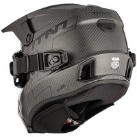 Skoterhjälm Titan AMS Matt Carbon + Brillor CKX