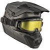 Skoterhjälm Titan AMS Matt Carbon + Brillor CKX M – miniature 6