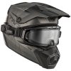 Skoterhjälm Titan AMS Pro Matt Carbon Eluppvärmd Fotokrom CKX M – miniature 2