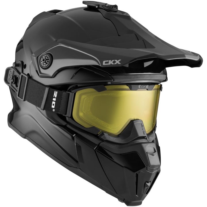 Skoterhjälm Titan Solid Svart CKX XS – billede 2