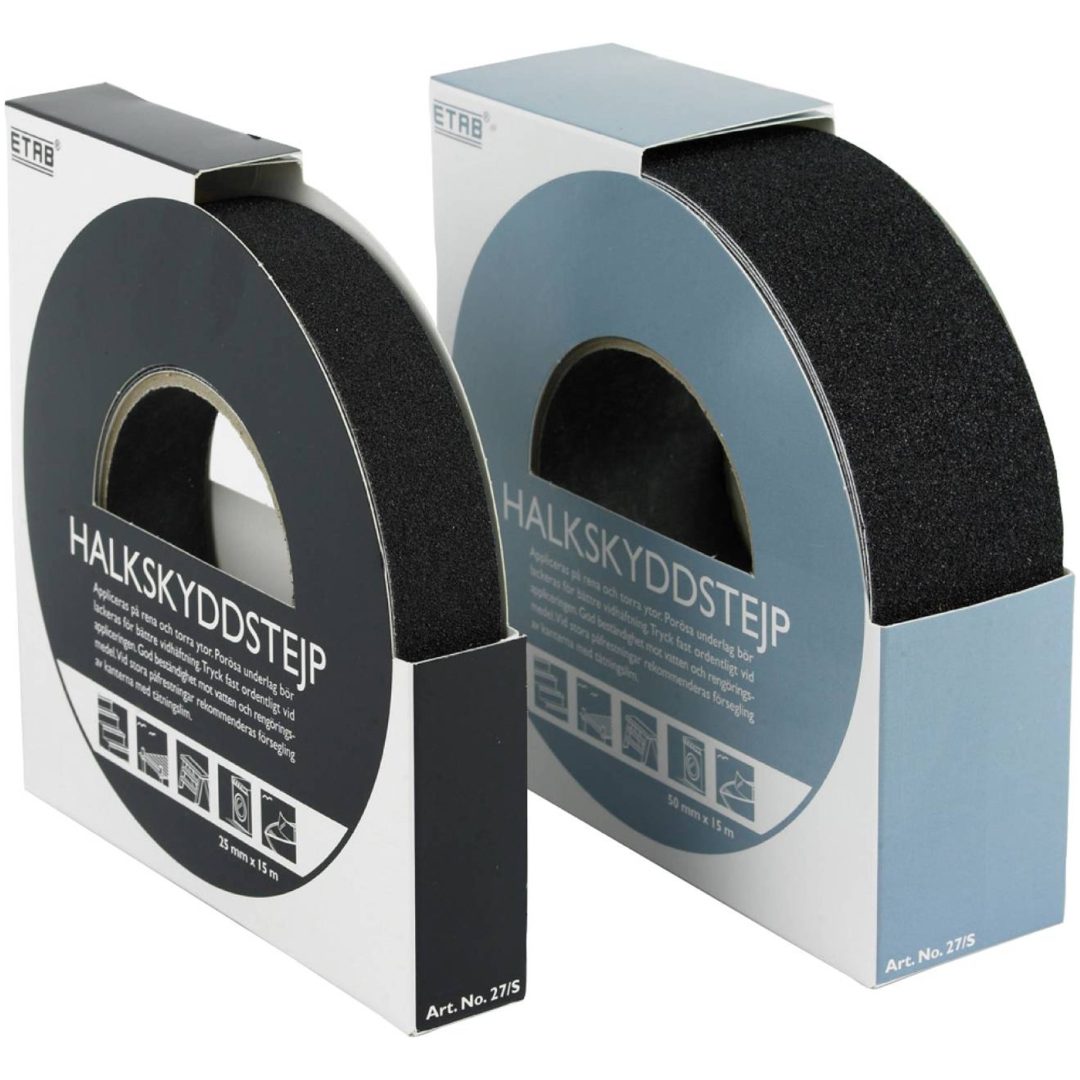 Skridsikker tape 27, 128 ETAB Skridsikker tape ET 25MMX15M SV – billede 3
