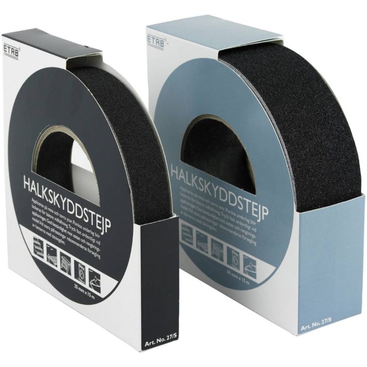 Skridsikker tape 27, 128 ETAB Skridsikker tape ET 25MMX15M SV – billede 3