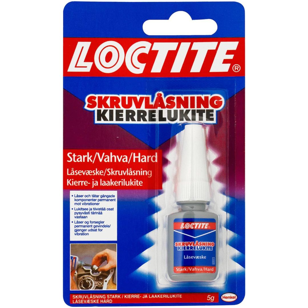 Skruelåsning Loctite Stærk SKRUELÅSNING LOCTITE STÆRK