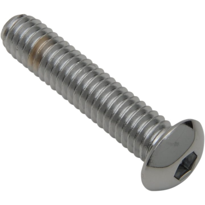 Skruvsæt Button Head Krom Poleret DRAG SPECIALTIES 5/16"-18 x 1 1/2" – billede 2