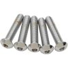 Skruvsæt Button Head Krom Poleret DRAG SPECIALTIES 5/16"-18 x 1 1/2" – miniature 1
