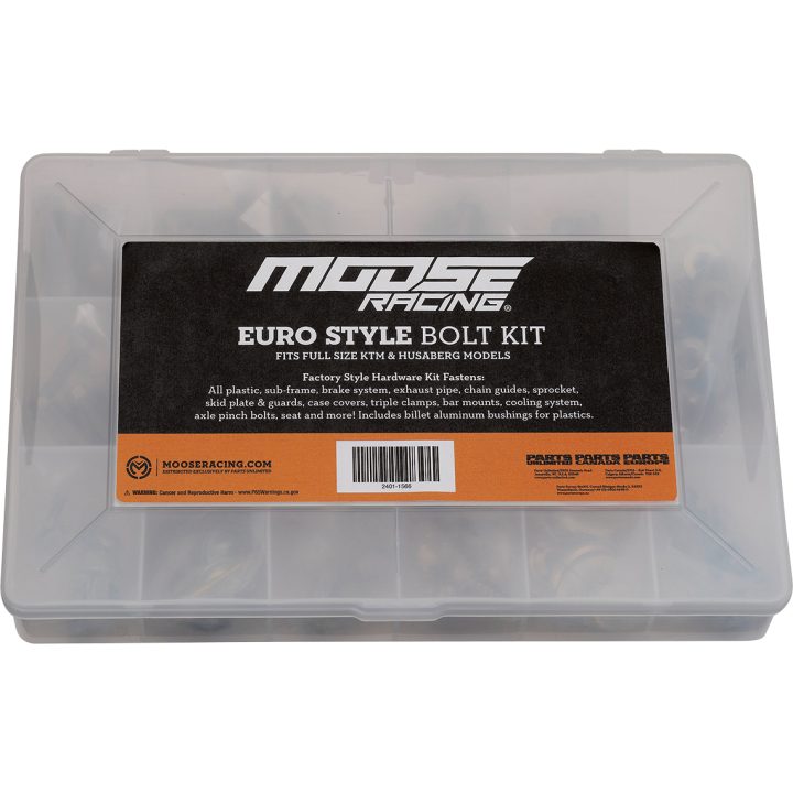 Skruvsæt M1 Euro Grå MOOSE RACING – billede 2