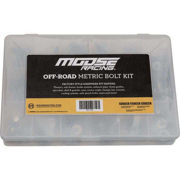 Skruvsæt M1 Metric Grå MOOSE RACING – billede 2