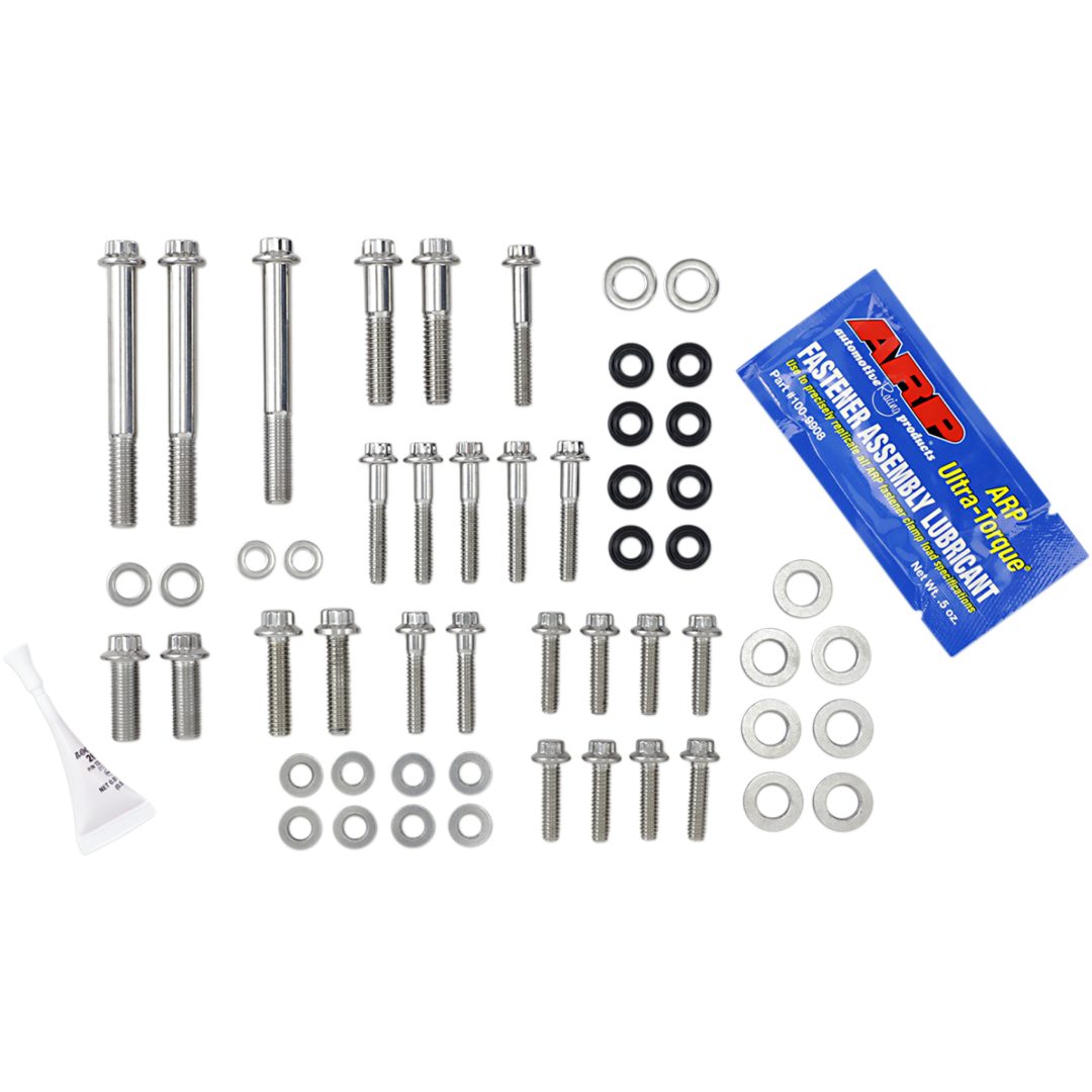 Skruvsæt Motor 12-Point Rustfrit Stål Sølv FEULING PARTS