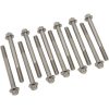 Skruvsæt Motorblok Dress-Up Rustfrit Stål Poleret Sølv FEULING PARTS – miniature 1