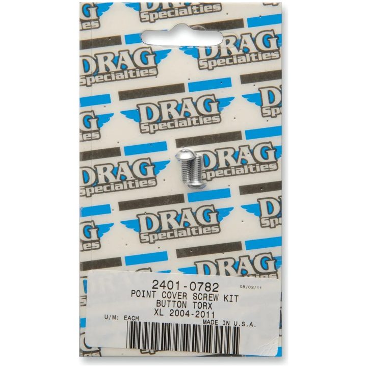 Skruvsæt Point Cover Krom DRAG SPECIALTIES – billede 2