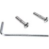 Skruvsæt Point Cover Krom DRAG SPECIALTIES – miniature 3