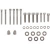 Skruvsæt Transmission End Cover og Bearing Support Plate Krom Sølv DRAG SPECIALTIES – miniature 1