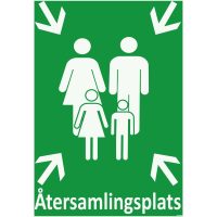 SKYLT ÅTERSAMPL ALU 297X420MM