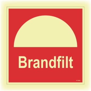 SKYLT BRANDF EFL ALU 210X210MM