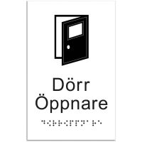 SKYLT DÖRRÖP TAKT VI 95X150MM
