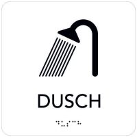 SKYLT DUSCH TAKTI VI 150X150MM