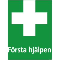 SKYLT FÖRST HJÄLP PL 210X297MM