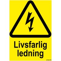 SKYLT LIVSF LEDN PLA 105X148MM