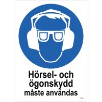 SKYLT ÖGON O HÖRSELS 210X297MM