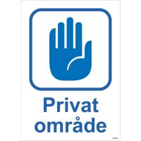 SKYLT PRIVAT OMR PLA 210X297MM