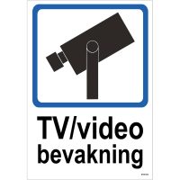 SKYLT TV/VIDEOBE PLA 148X210MM