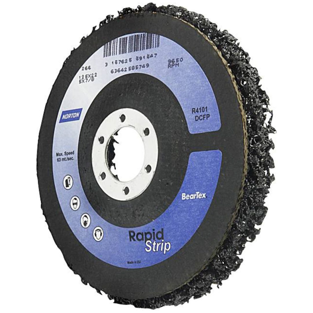 Slibenylonrondel Bear-Tex Rapid Strip / Strippa NORTON Rondel RAPID STRIP 115MM XC F