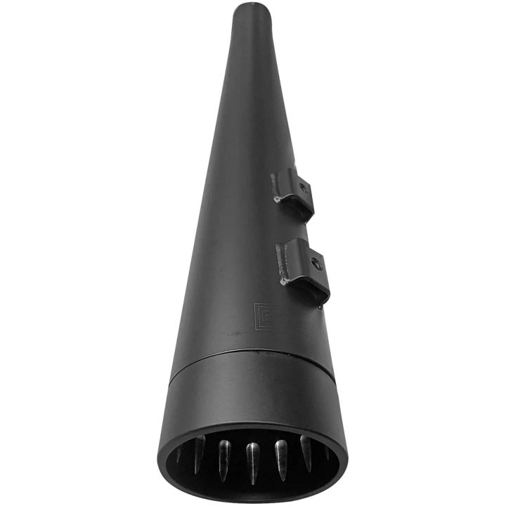SLIP-ON DNT Megaphone BASSANI XHAUST Sort / Sort ende – billede 3