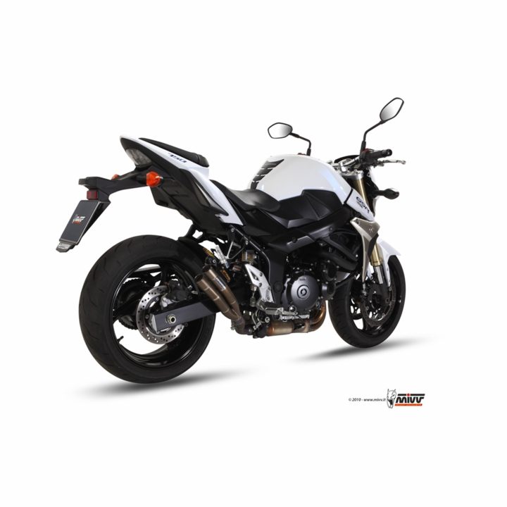 SLIP-ON DOUBLE GUN Titanium MIVV SPORT – billede 2