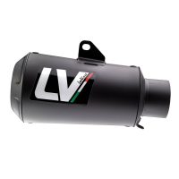 Slip-On LV-10 Sort Rustfrit LeoVince