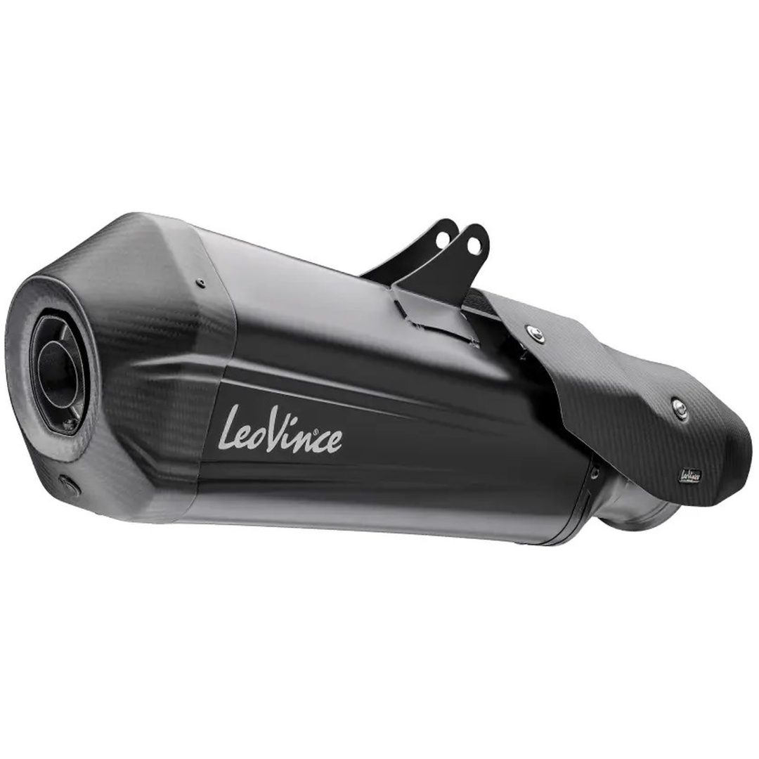 Slip-On Lyddæmper LV-12 R Sort Keramisk LEOVINCE