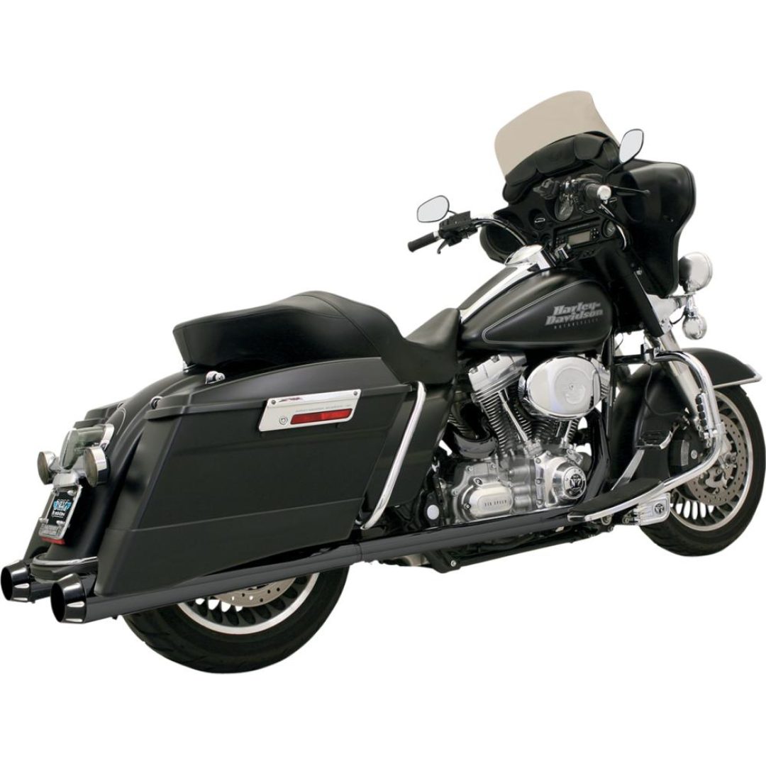 SLIP-ON Megaphone BASSANI XHAUST Sort / Sort ende