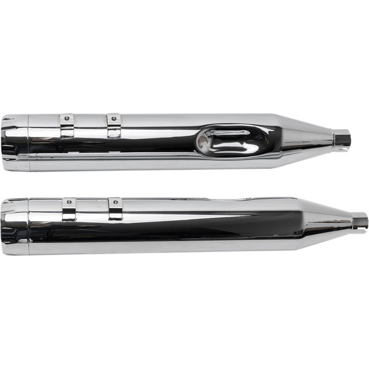 SLIP-ON MK45 4,5 Tommer S&S Cycle Chrome/ Chrome Thruster ende – billede 2