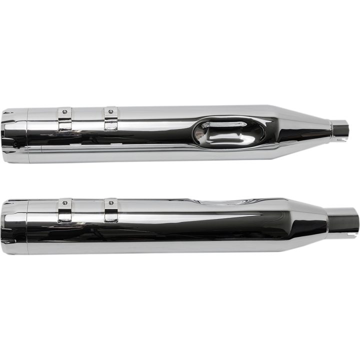 SLIP-ON MK45 4,5 Tommer S&S Cycle Chrome / Chrome Thruster ende – billede 2