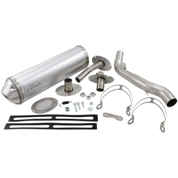 SLIP-ON X3 LeoVince Aluminium/Rustfri ende – billede 2