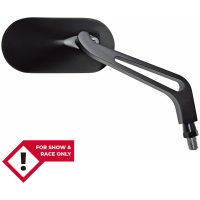 smart Handlebar mirror, oval, black HIGHSIDER