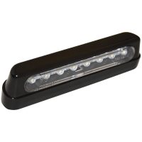 smart LED license plate light, ABS black, long HIGHSIDER