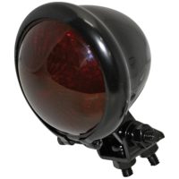 smart LED taillight BATES STYLE, black housing, red glass HIGHSIDER