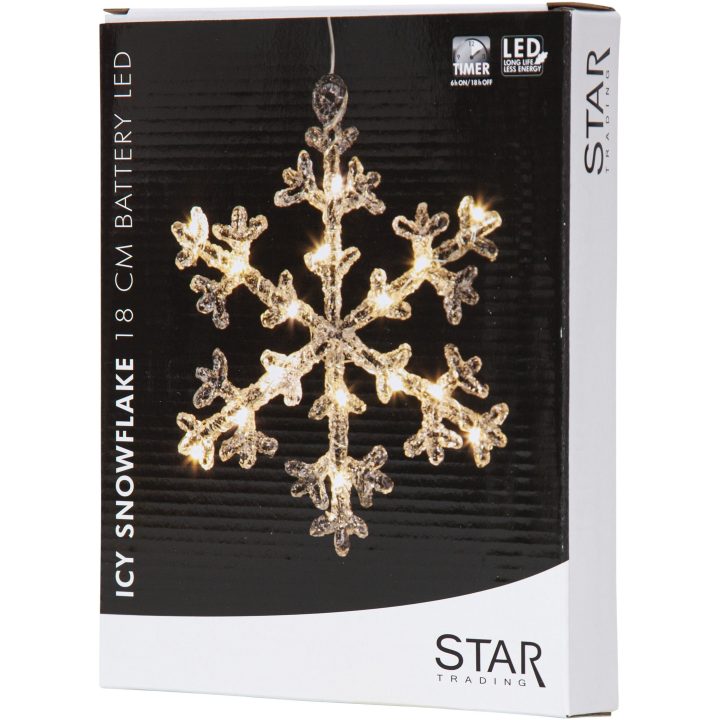 Snefnug Icy Transparent Star Trading – billede 2